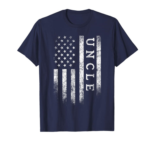 Uncle American Flag Uncle Gifts Patriotic Father's Day T-Shirt