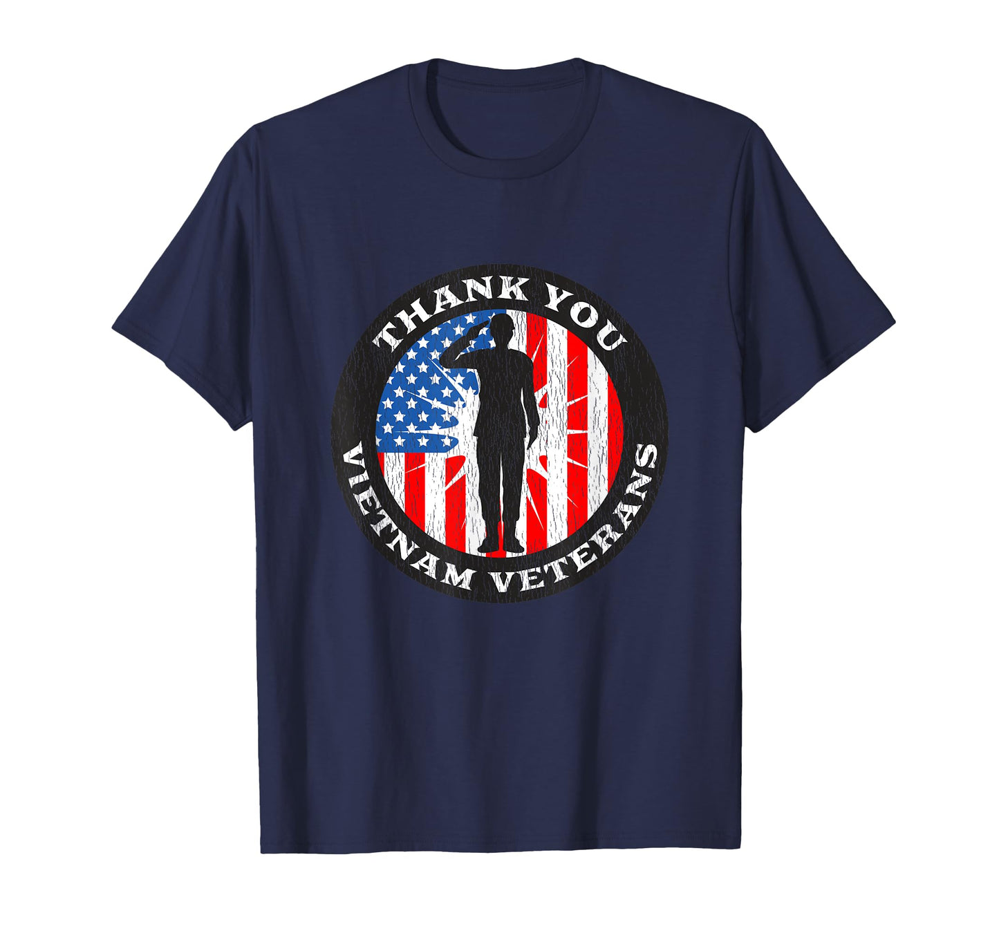 Vintage Patriotic US Flag Gift - Thank You Vietnam Veterans T-Shirt for Women Kids Men