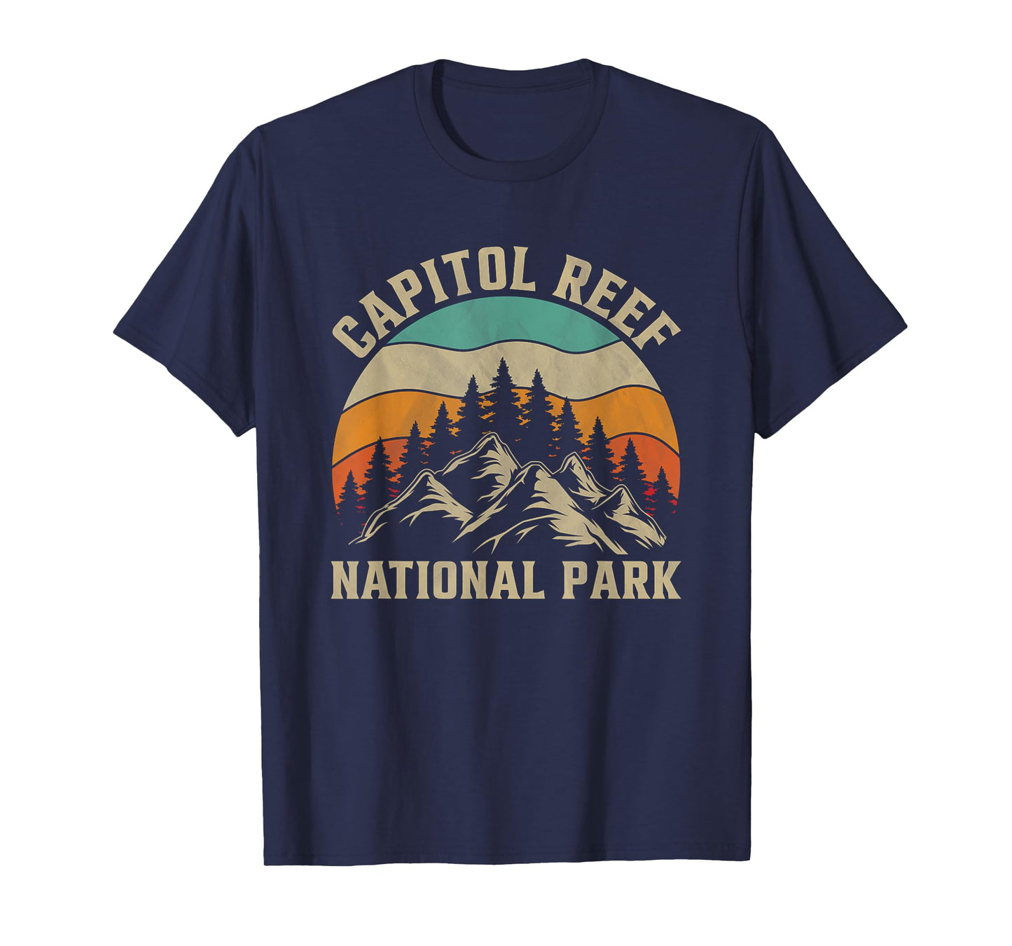 Retro Vintage Graphic Capitol Reef National Park T-Shirt
