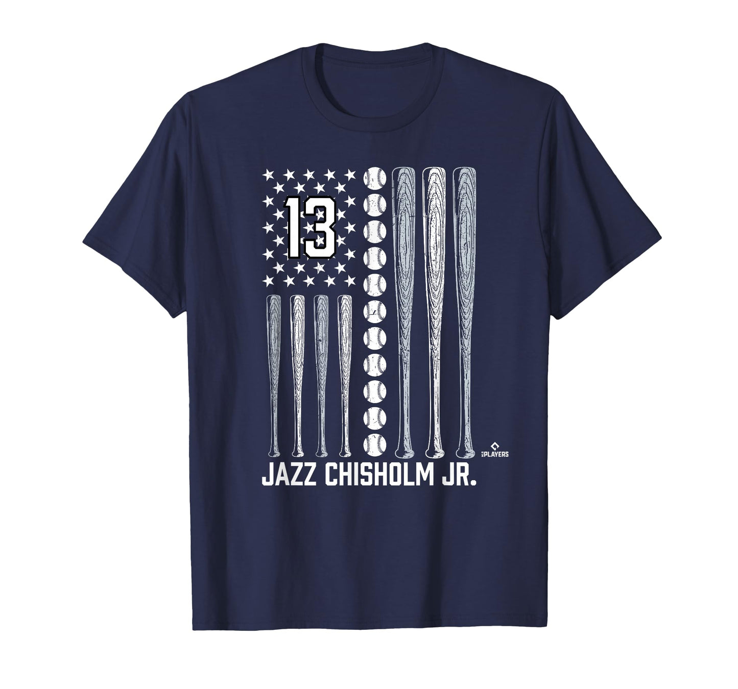 Baseball American Flag Jazz Chisholm Jr. New York Baseball T-Shirt