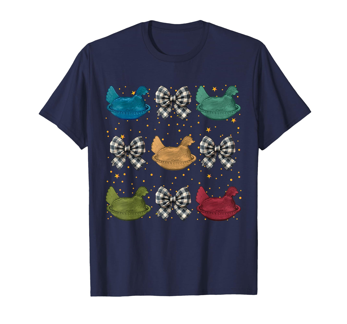 Coquette Hen on Nest with Bows T-Shirt