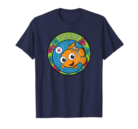 Disney Pixar Finding Nemo Zodiac Pisces T-Shirt