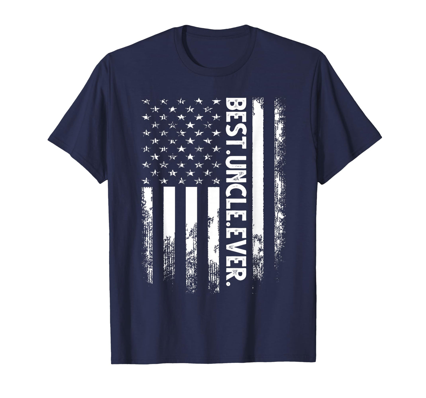 Best Uncle Ever American Flag Christmas T-Shirt