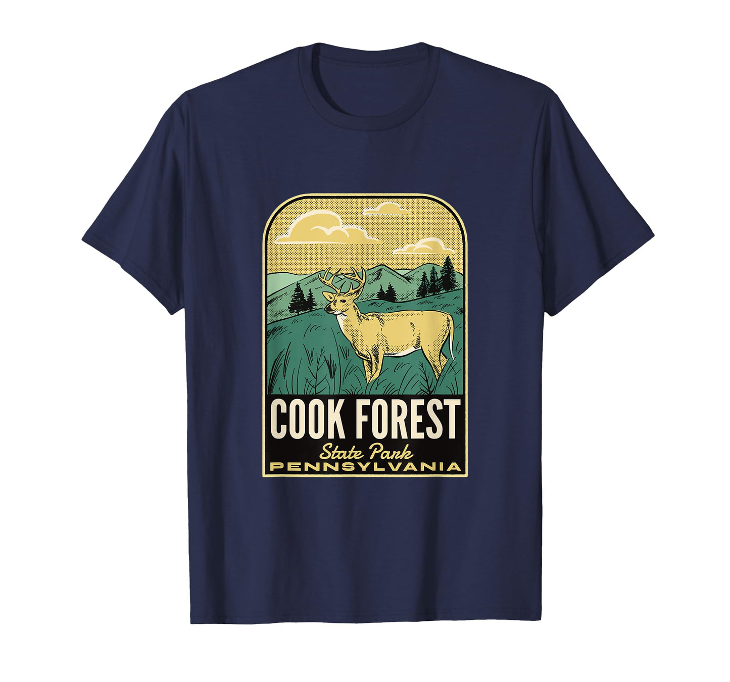 Cook Forest State Park PA Vintage Travel T-Shirt