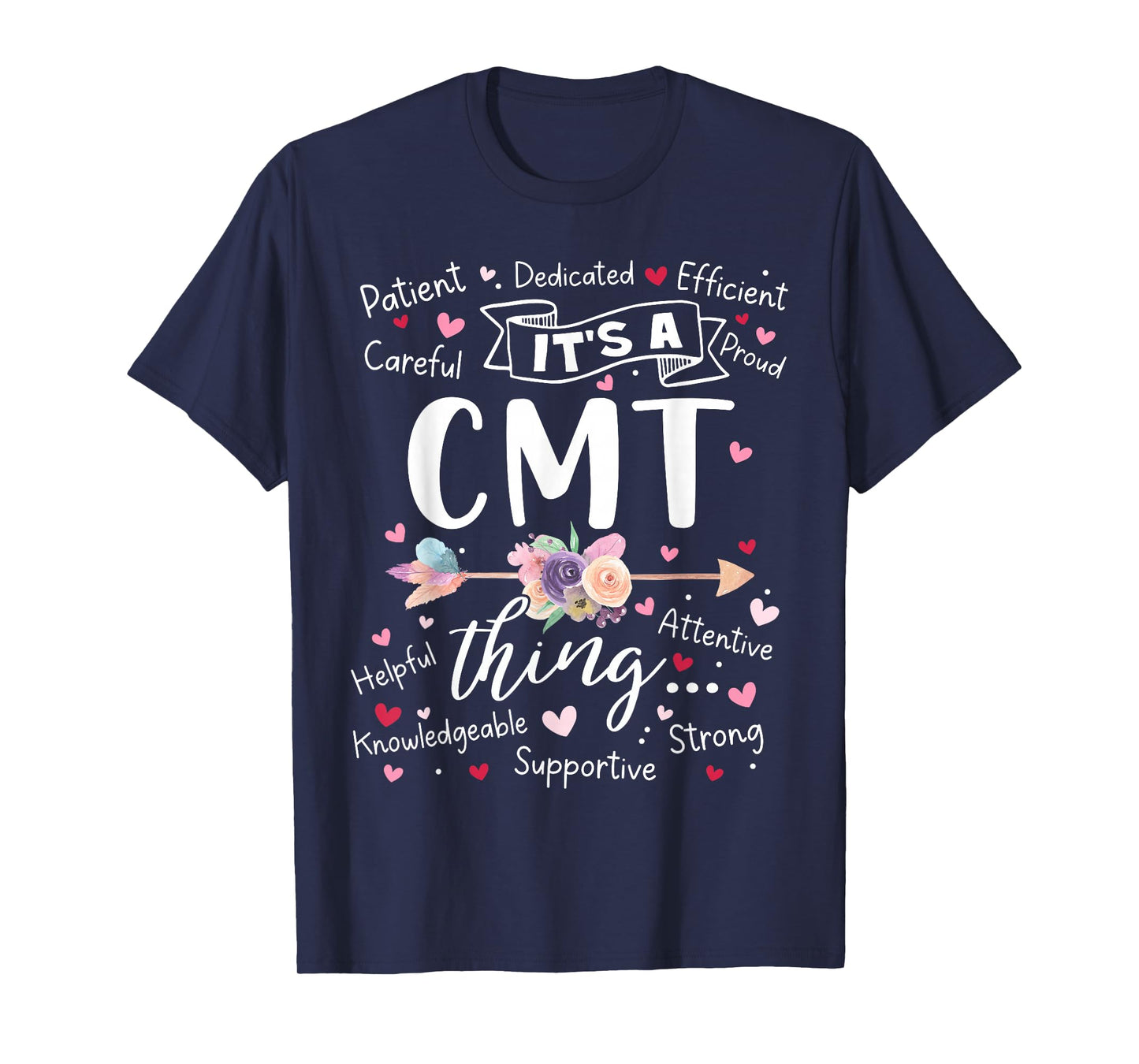 CMT Certified Medication Technician Squad Team Mother's Day T-Shirt
