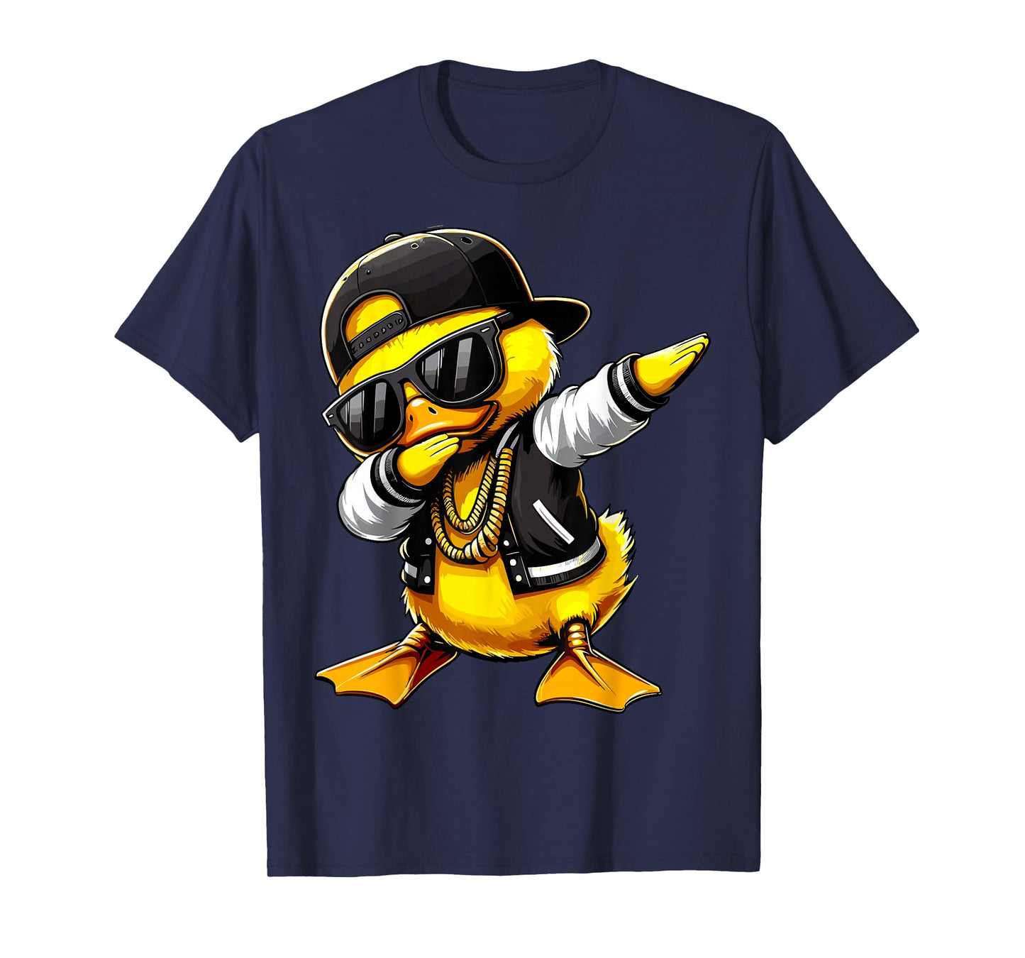 Duck Dabbing Funny Rubber Duck with Sunglasses T-Shirt