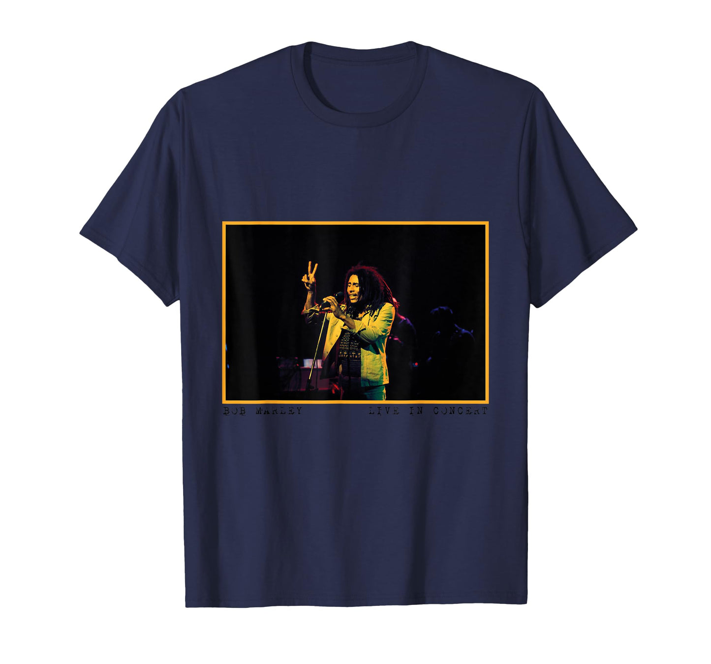 Bob Marley x David Burnett Live in Concert Photo T-Shirt
