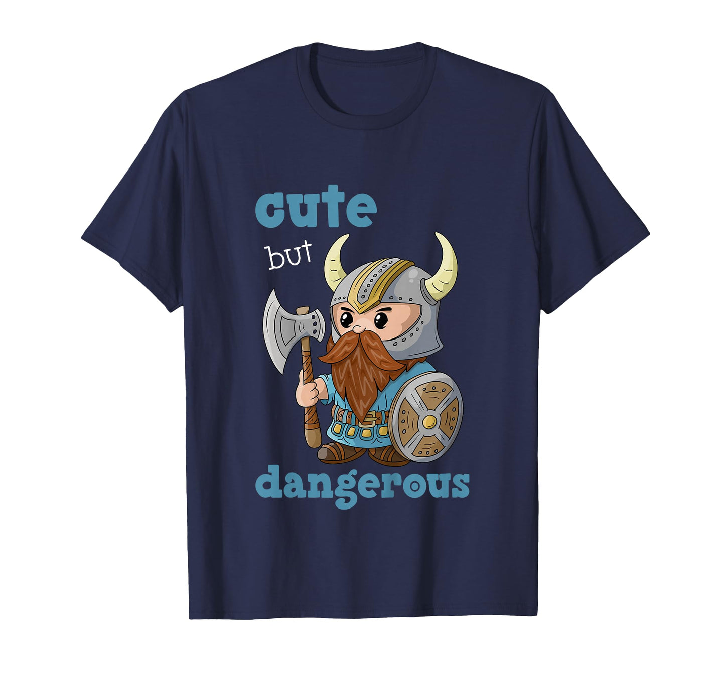 Cute But Dangerous Birthday Boys Viking Warrior, Boys Knight T-Shirt