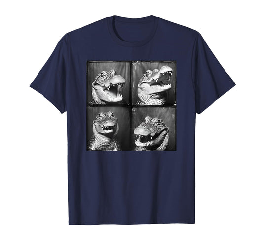 Crocodile Lover Photostrip Quirky Alligator Funny Animal T-Shirt