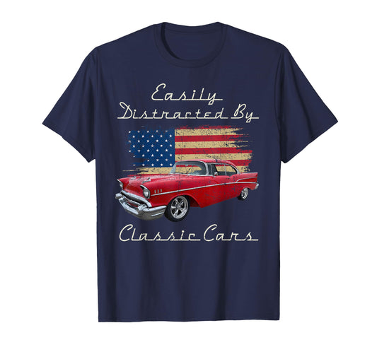 Jersey Style Bel Air 55 56 57 California Vintage Old Cars T-Shirt