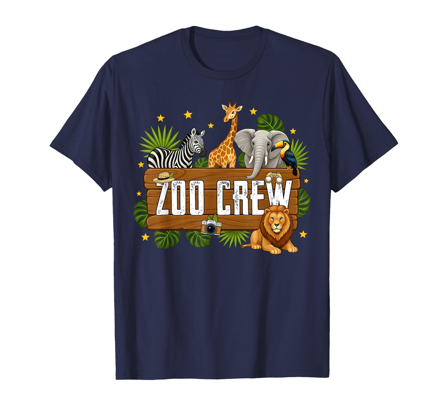 Zoo Crew Safari Wildlife Animal Zoo Keeper Matching Kids Boy T-Shirt
