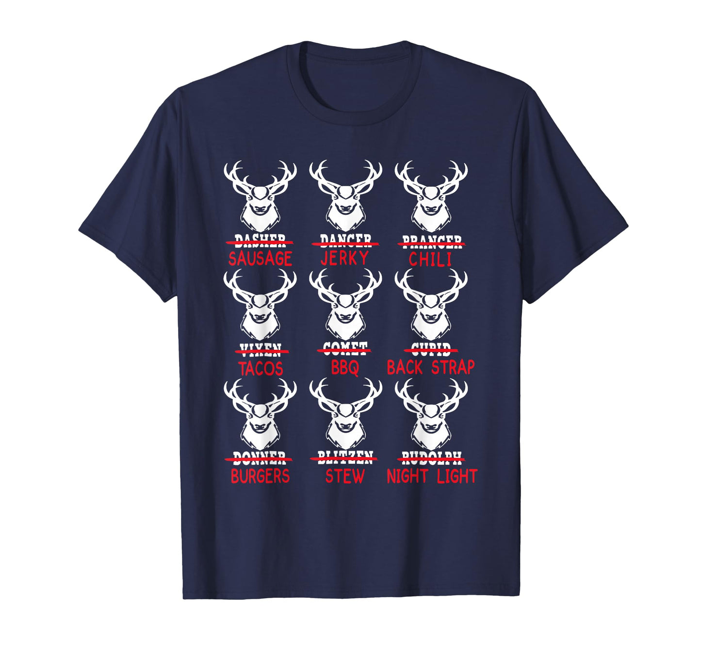 Deer Hunting Gift Hunter of All Santa's Reindeer T-Shirt