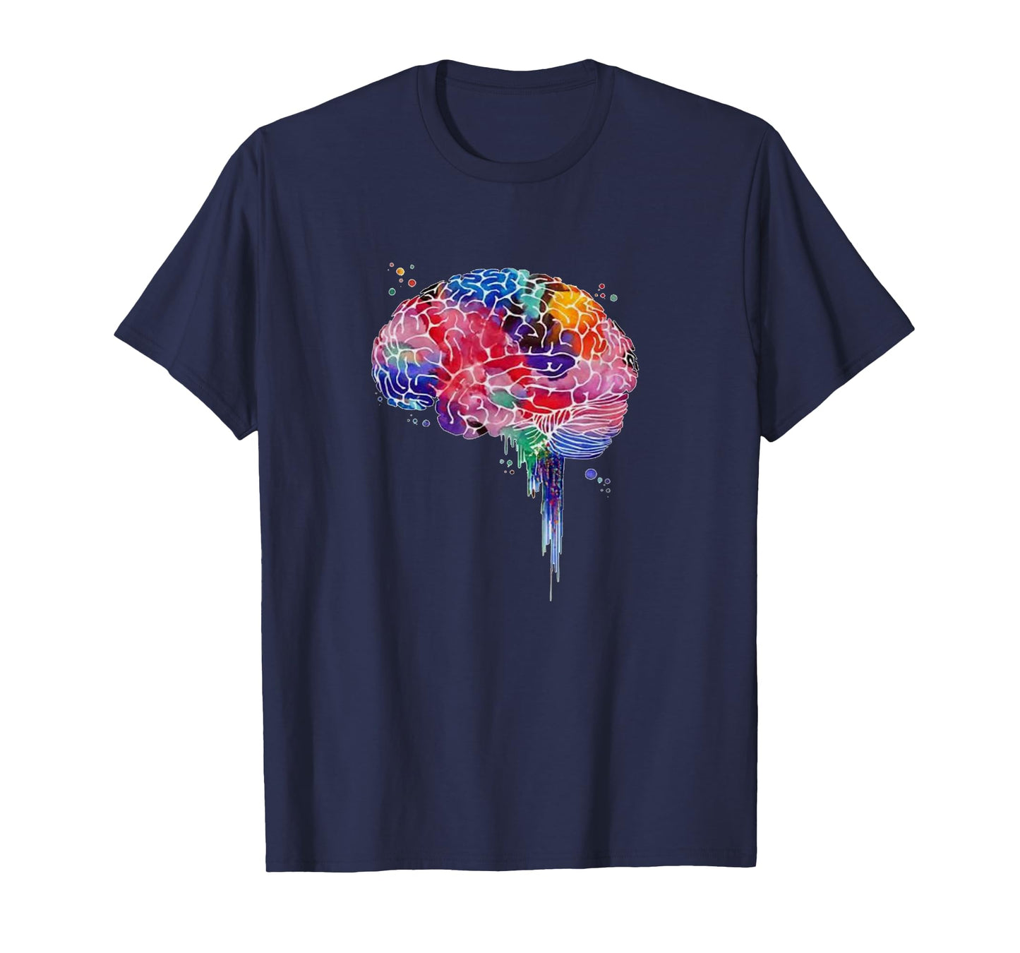 Colourful brain love science human anatomy brain T-Shirt