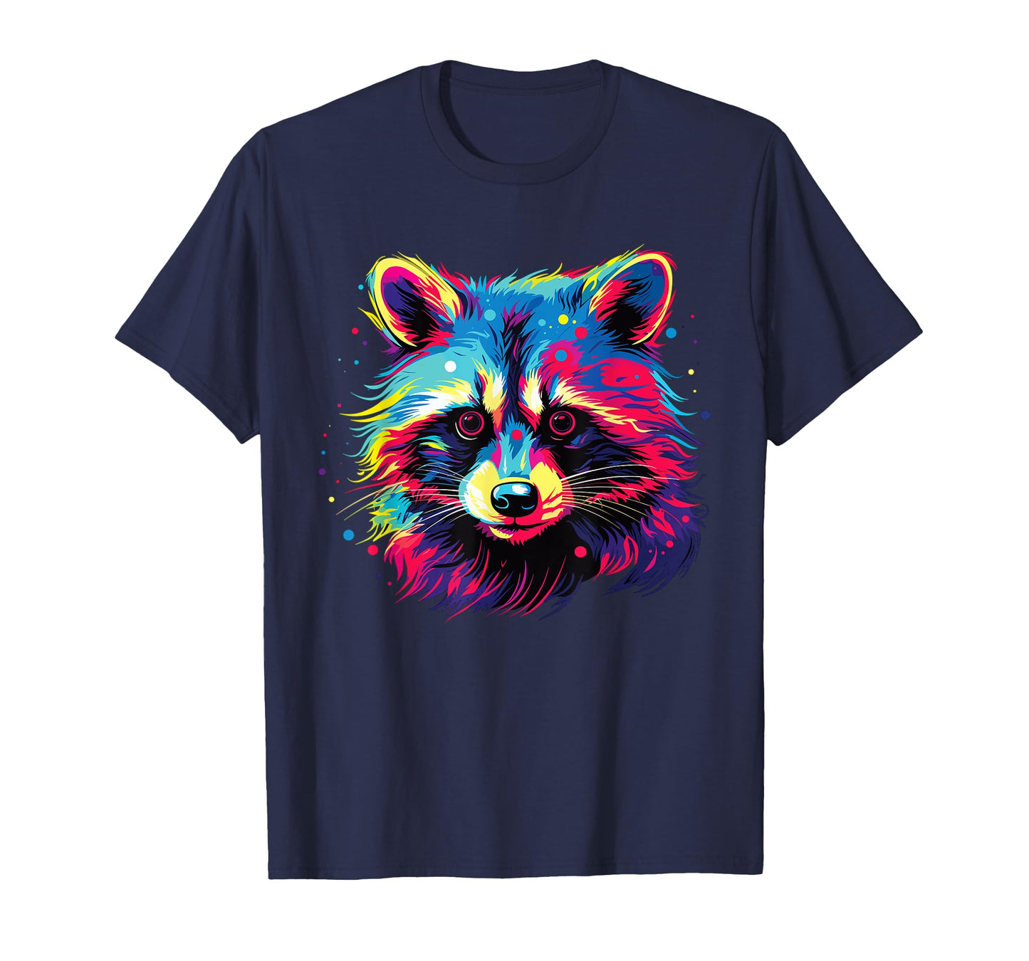 Watercolor Colorful Raccoon T-Shirt