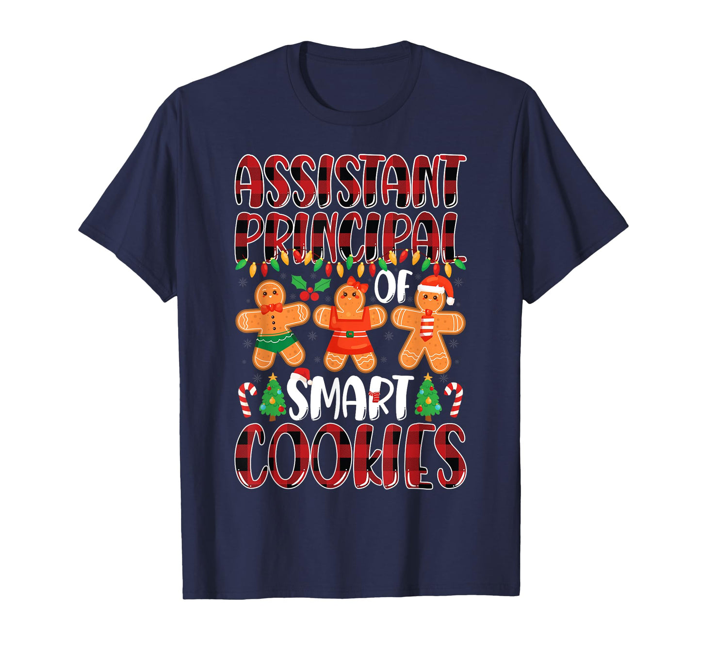 Assistant Principal Of Smart Cookies Xmas Party Christmas T-Shirt