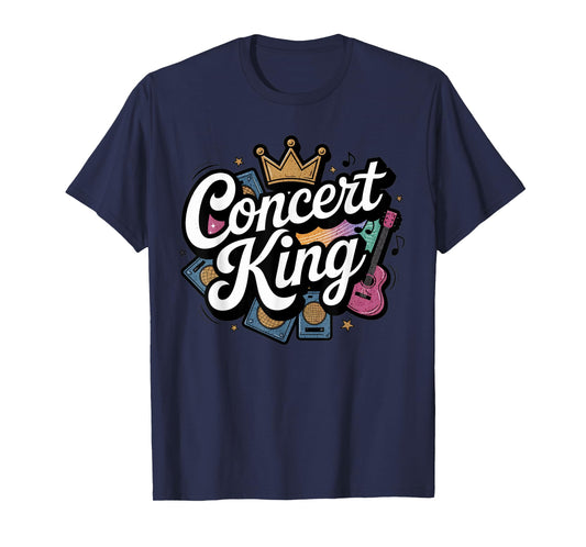 Concert King Festival Music Lover Musician Music T-Shirt