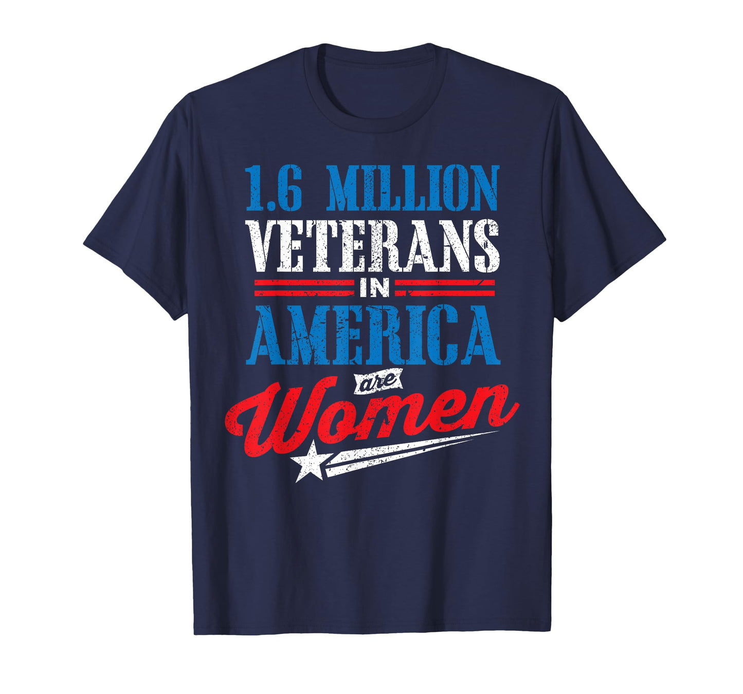 1.6 Million Female Veteran Women Veterans Day T-Shirt