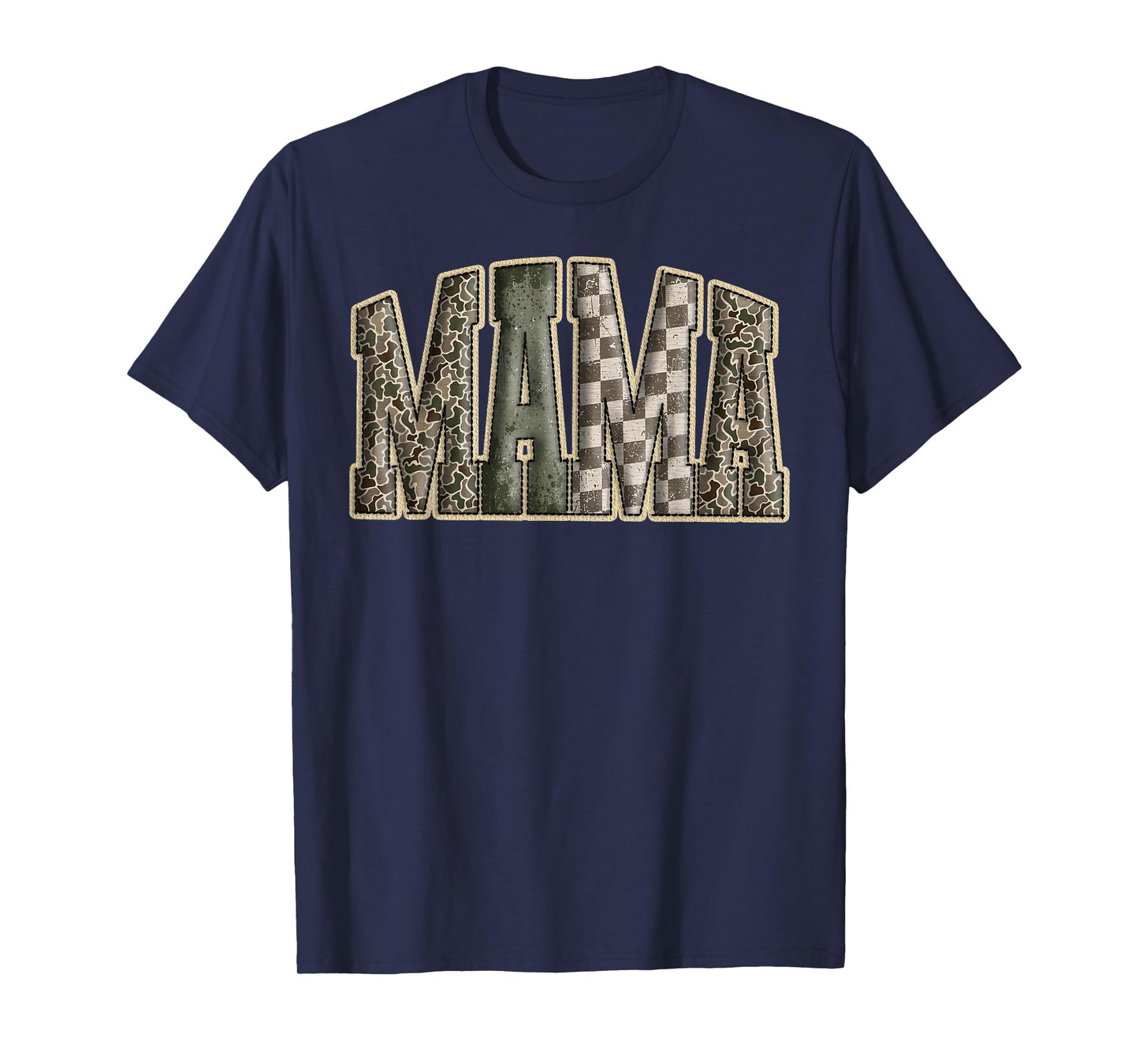 Hunting Mama Camo Western Vintage Women Girl Christmas T-Shirt