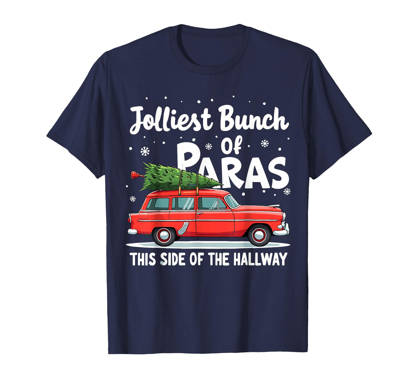 Jolliest Bunch of Paras This Side of The Hallway Xmas PJ T-Shirt