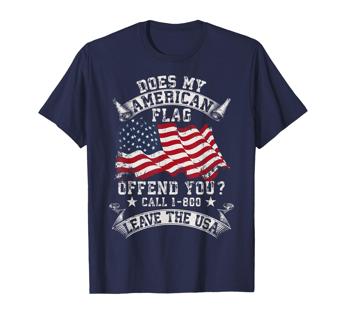 Does my American Flag offend you? T-Shirt for Women Men