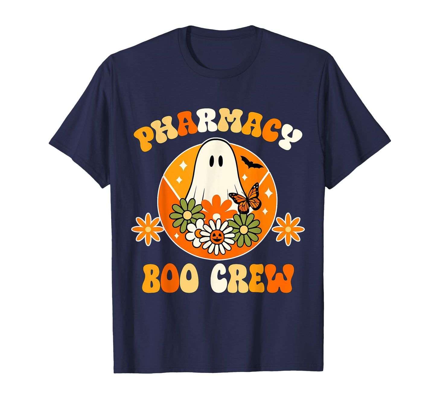 Cute Shirt Pharmacy Boo Crew Ghost Pharmacist Tech Halloween T-Shirt