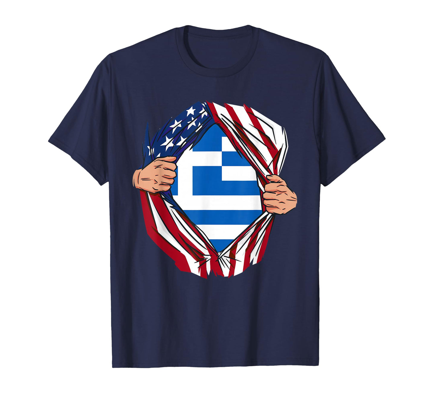 USA American Grown Greek Roots T-Shirt