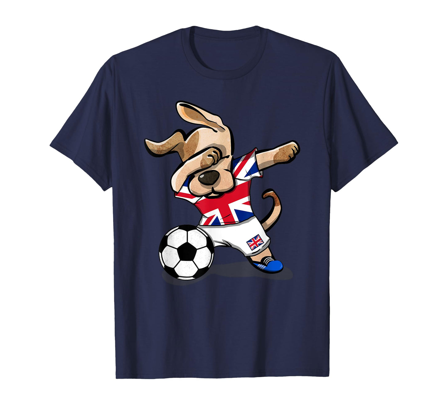Dog Dabbing Soccer United Kingdom Jersey Shirt UK Football