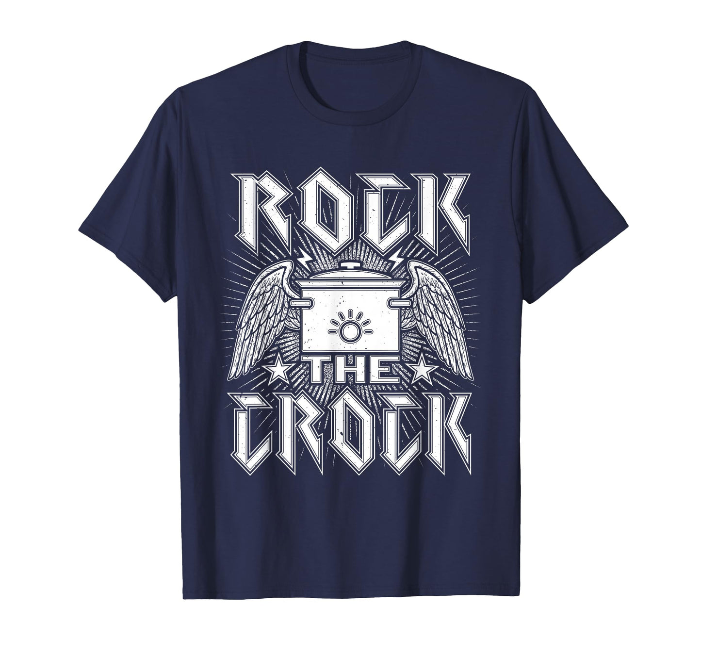 Crockpot Cooker Rock The Crock Funny Cooking T-Shirt