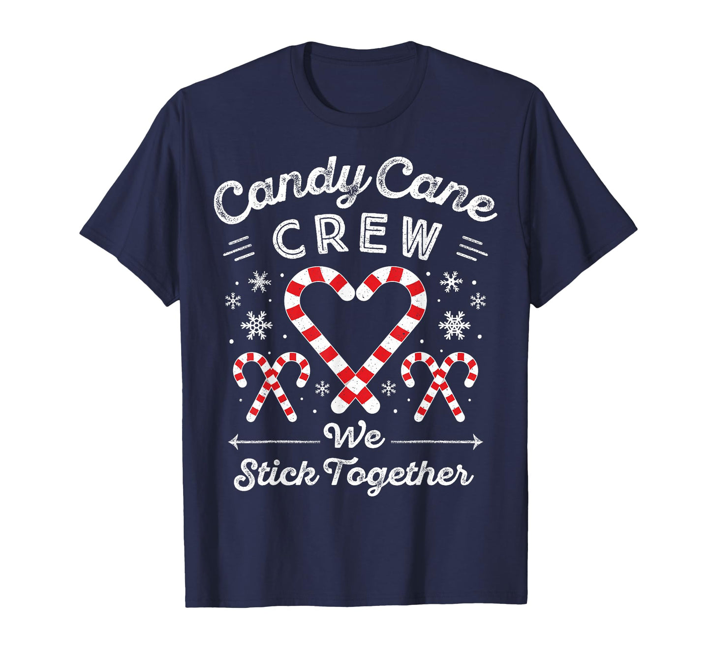 Christmas Candy Cane Heart Holiday Family Matching Pajama PJ T-Shirt