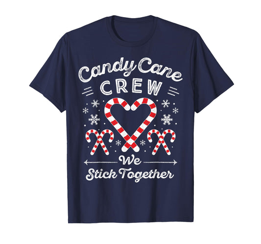 Christmas Candy Cane Heart Holiday Family Matching Pajama PJ T-Shirt