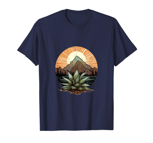 Agave Plants Silhouette Agave Plant Collector Mexican T-Shirt