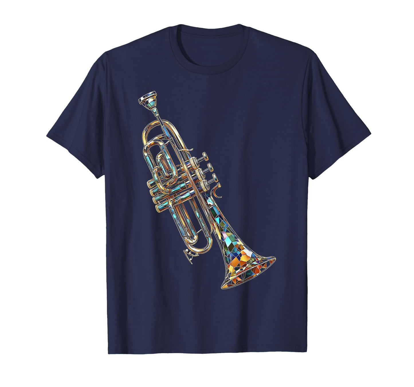 Trumpet Music Instrument Motif Art Trumpet T-Shirt