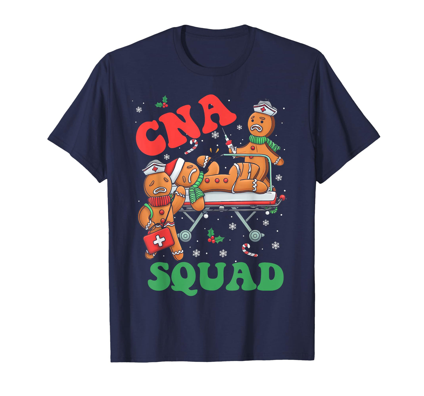 CNA Christmas Squad Christmas Shirt for Nursing Assistants T-Shirt