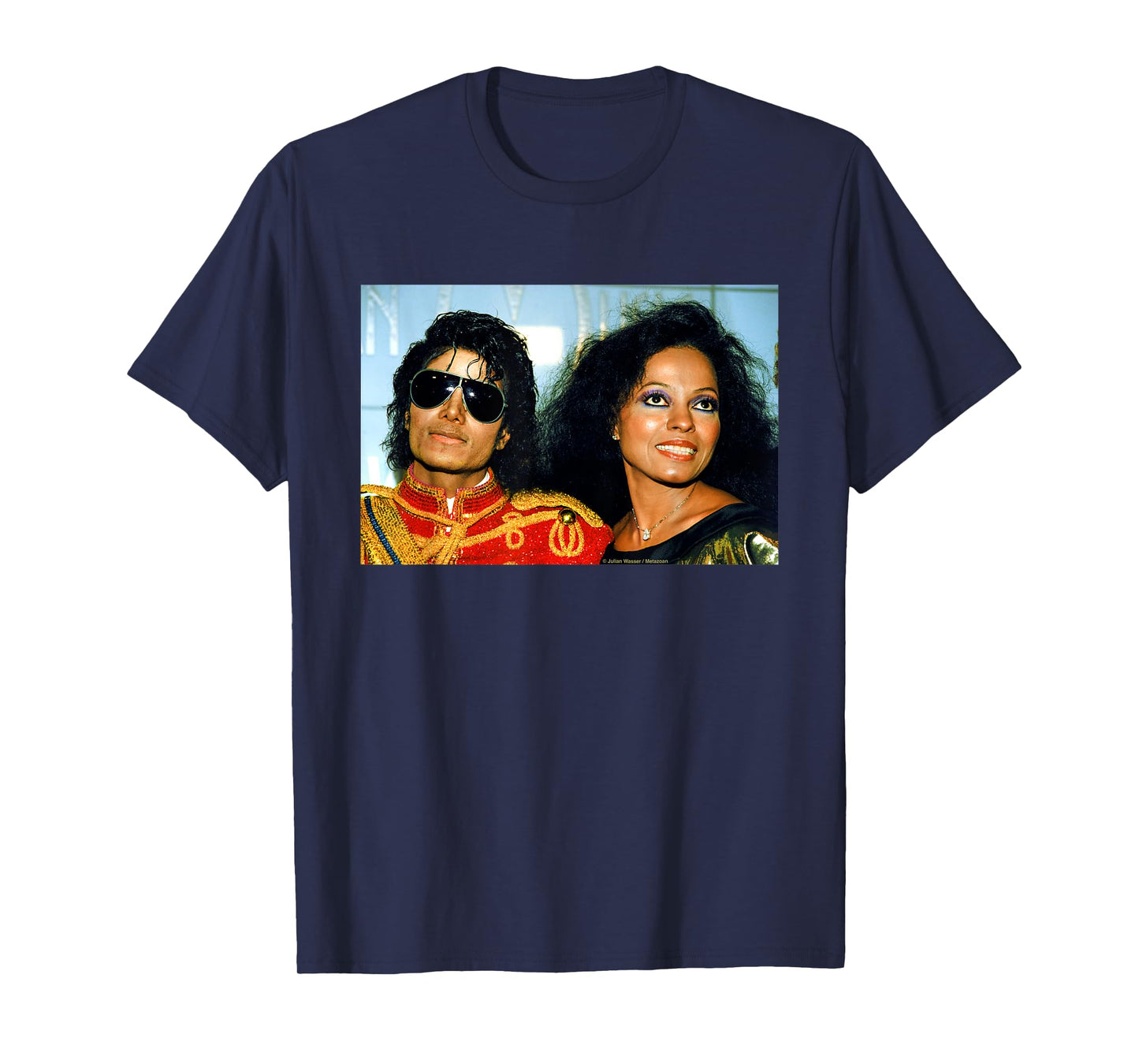 Michael Jackson & Diana Ross AMA Awards By Julian Wasser T-Shirt