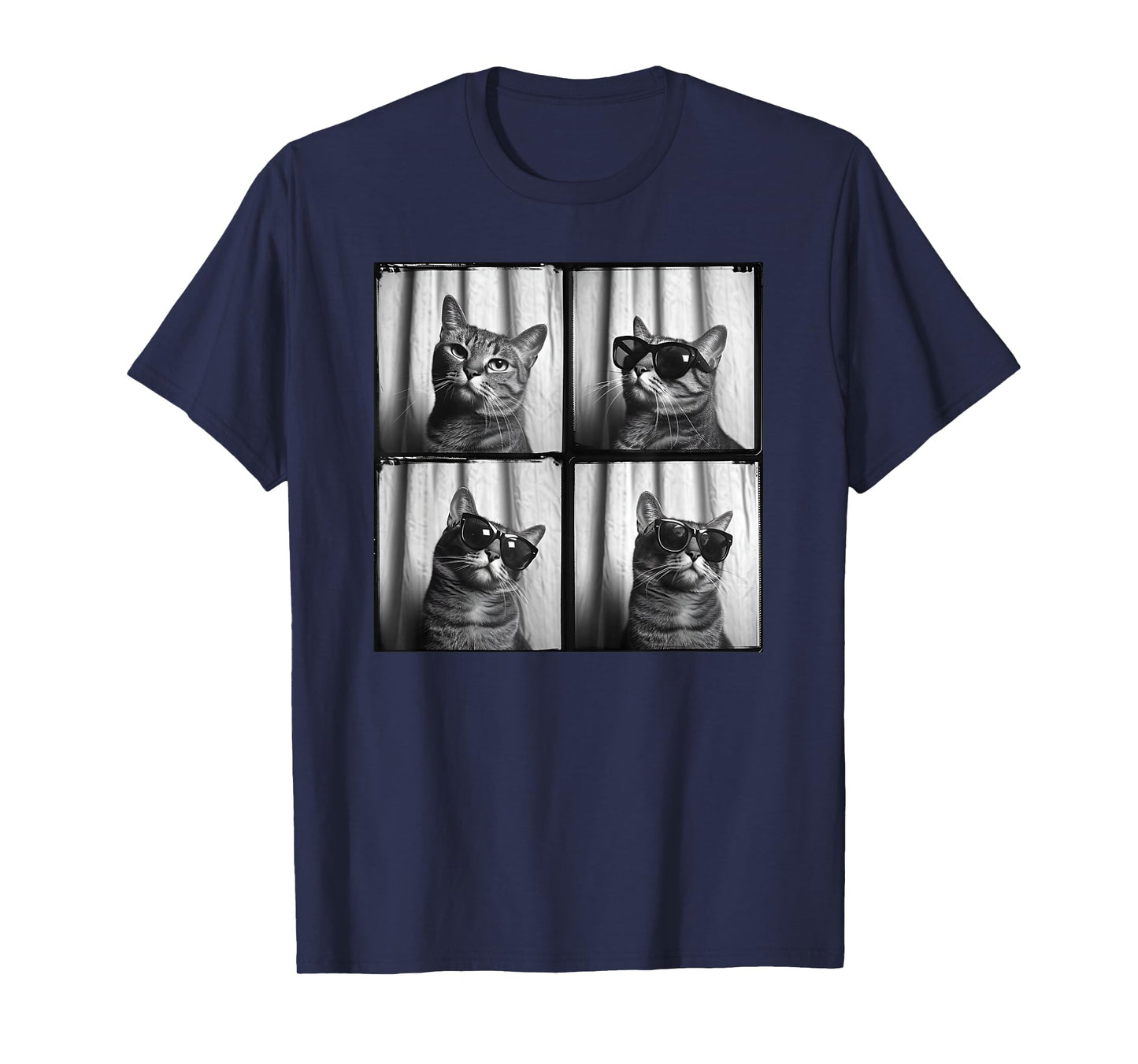 Funny Cat Wearing Sunglasses Selfie T-Shirt