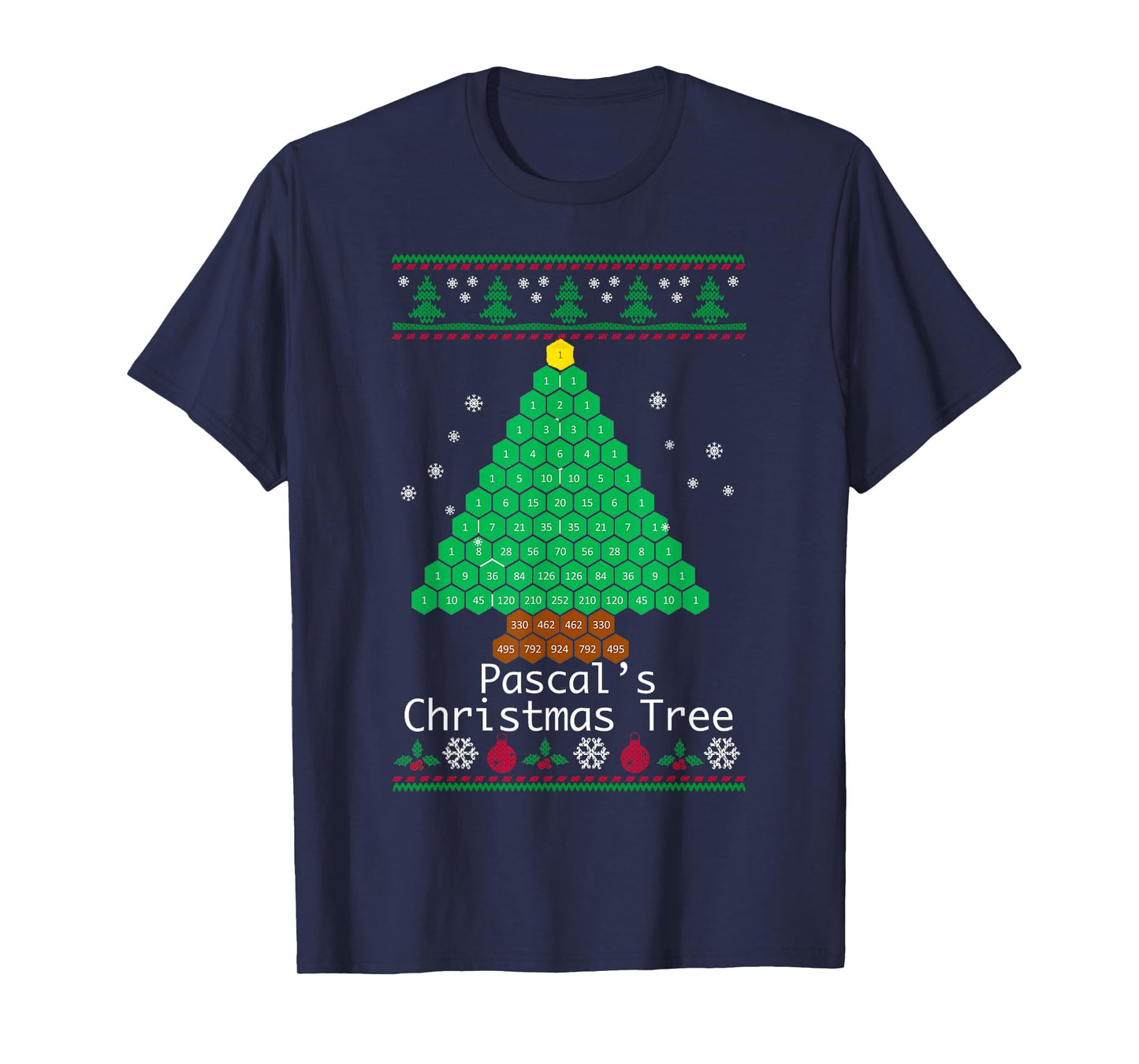 Pascal's Christmas Tree Women Men Tee Shirt Gift T-Shirt