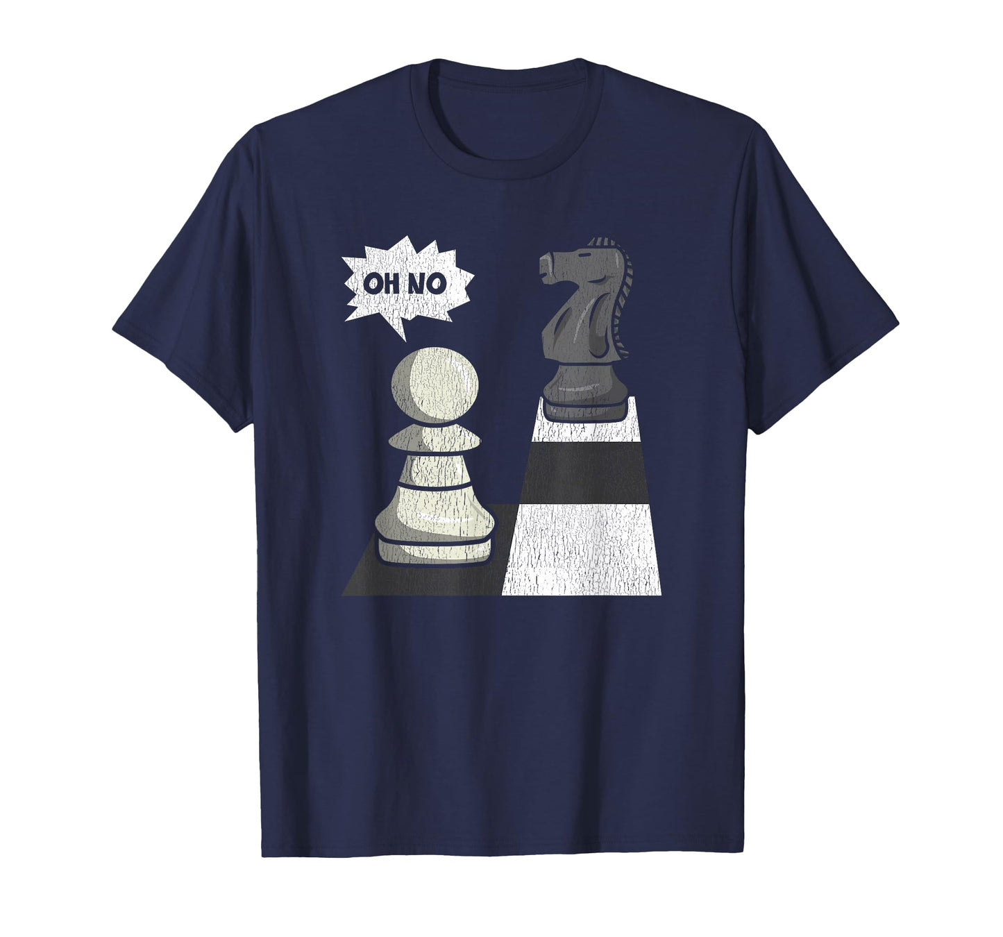 Chess Funny Move Knight To Pawn Funny Chess Player T-Shirt