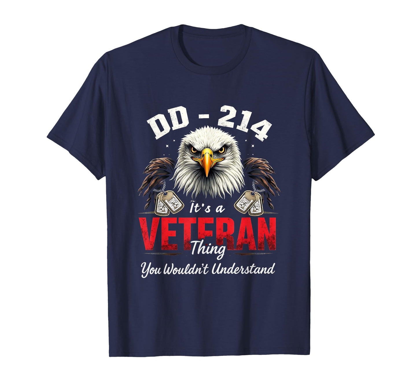 Eagle Army It's A Veteran Thing US Flag Retired T-Shirt