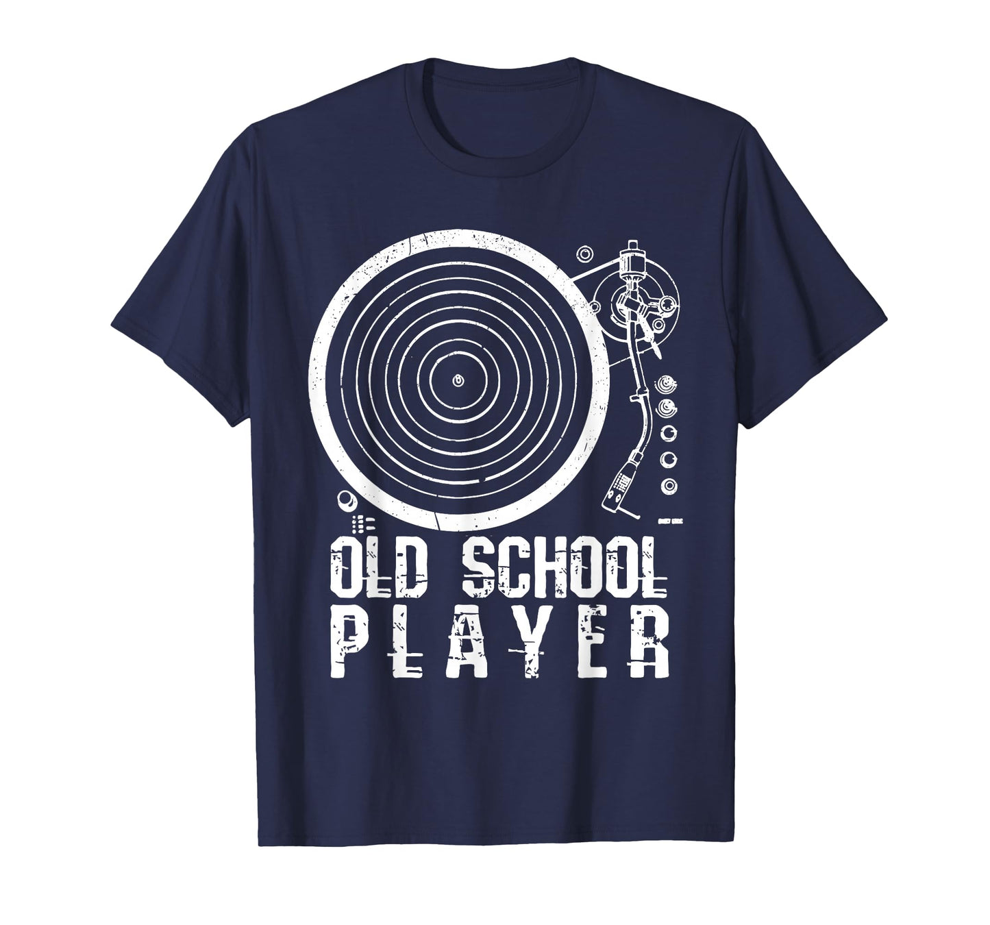 DJ Old School Player Vintage Retro Vinyl Music Gift T-Shirt