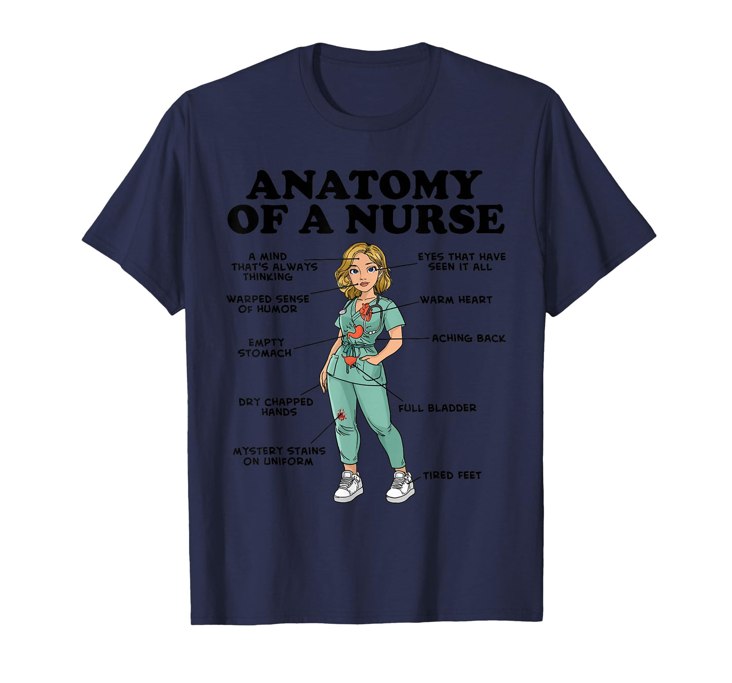 Anatomy of a Nurse T-Shirt