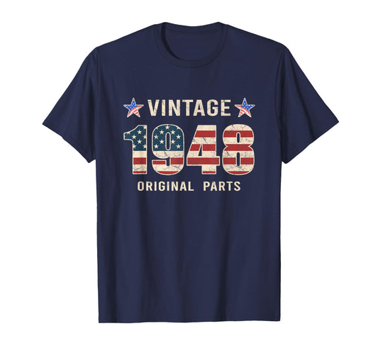 Vintage 1948 Original Parts Shirt 77 Years Old T-Shirt