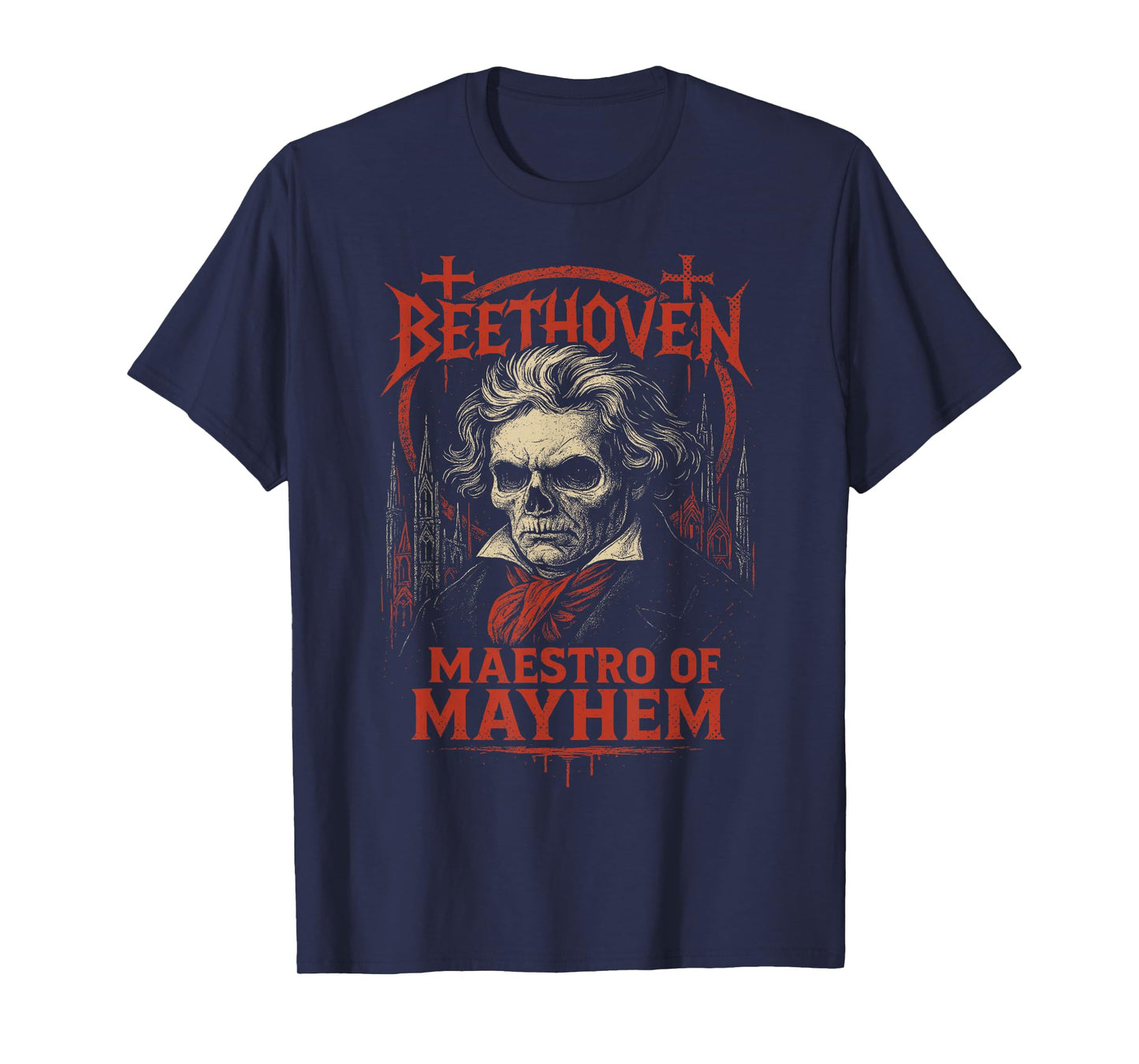 Ludwig Van Beethoven Classical Music Composer Death Metal T-Shirt