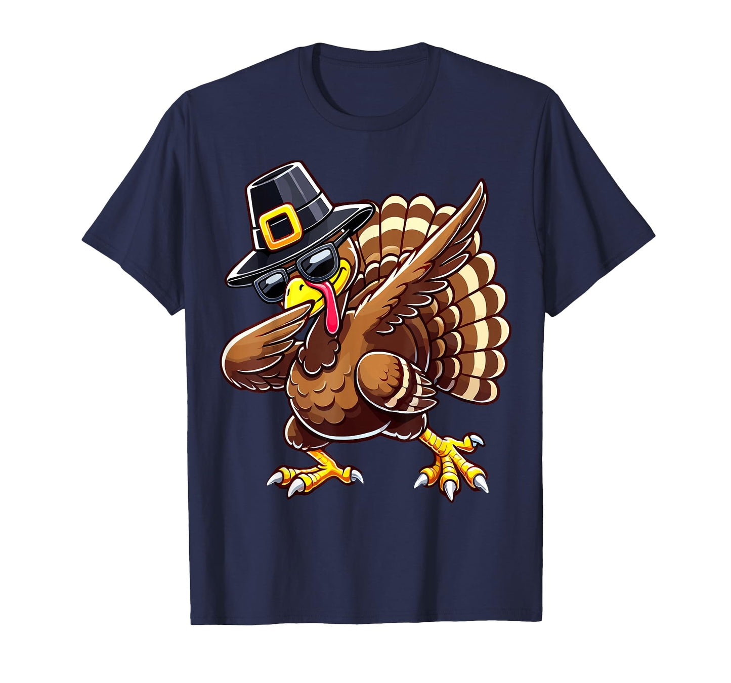 Thanksgiving Dabbing Lover Turkey T-Shirt