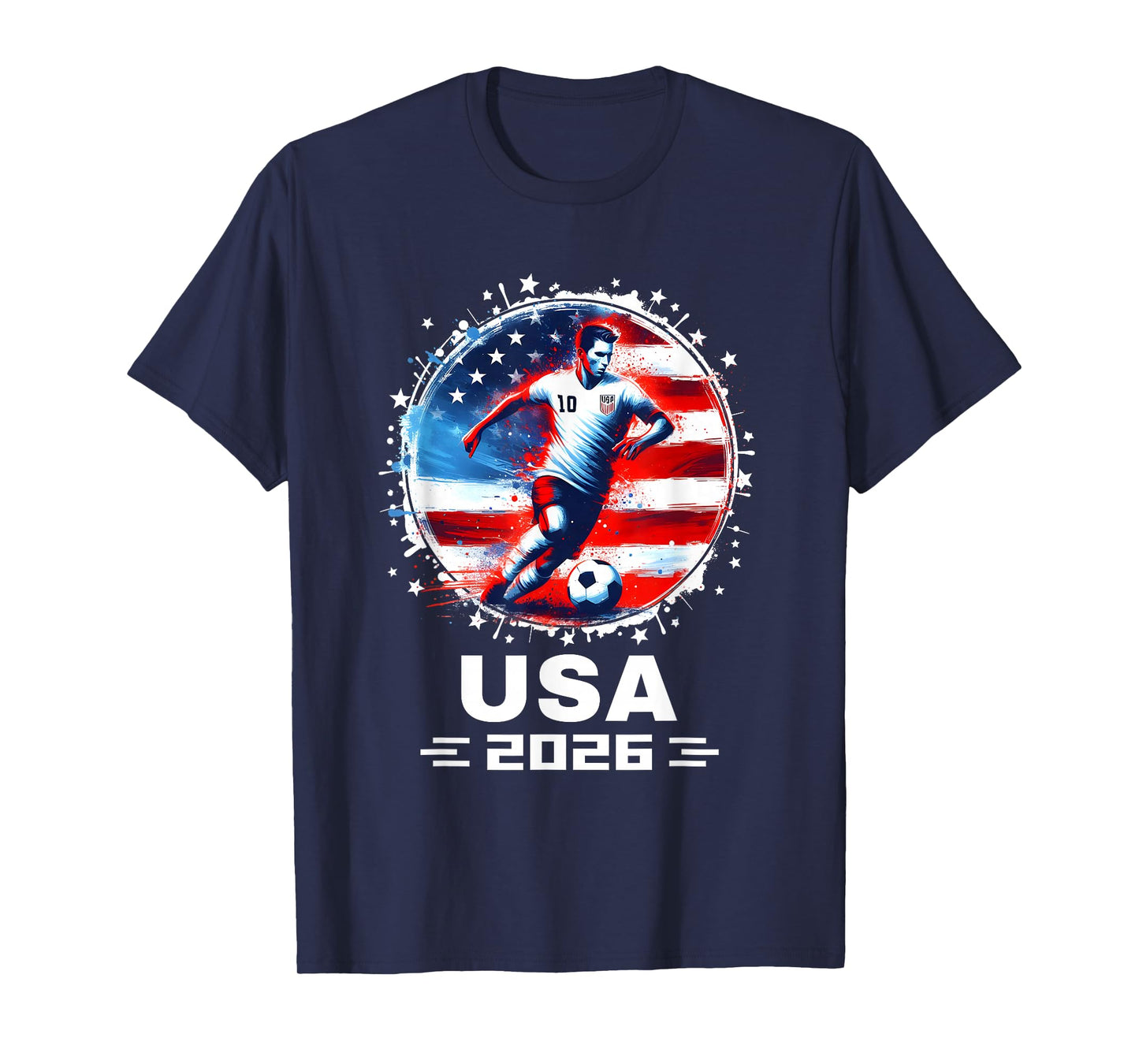 USA 2026 United States Sport USA Team 2026 Ball 2026 USA T-Shirt