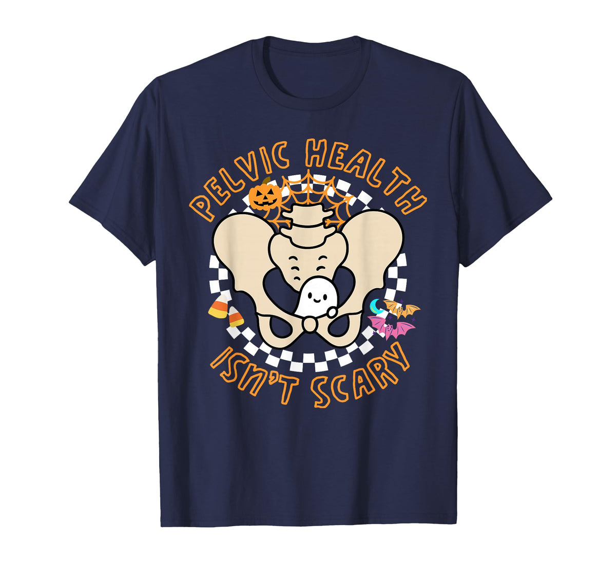 Halloween Pelvic Floor Therapy Anatomy Women’s Health OB GYN T-Shirt