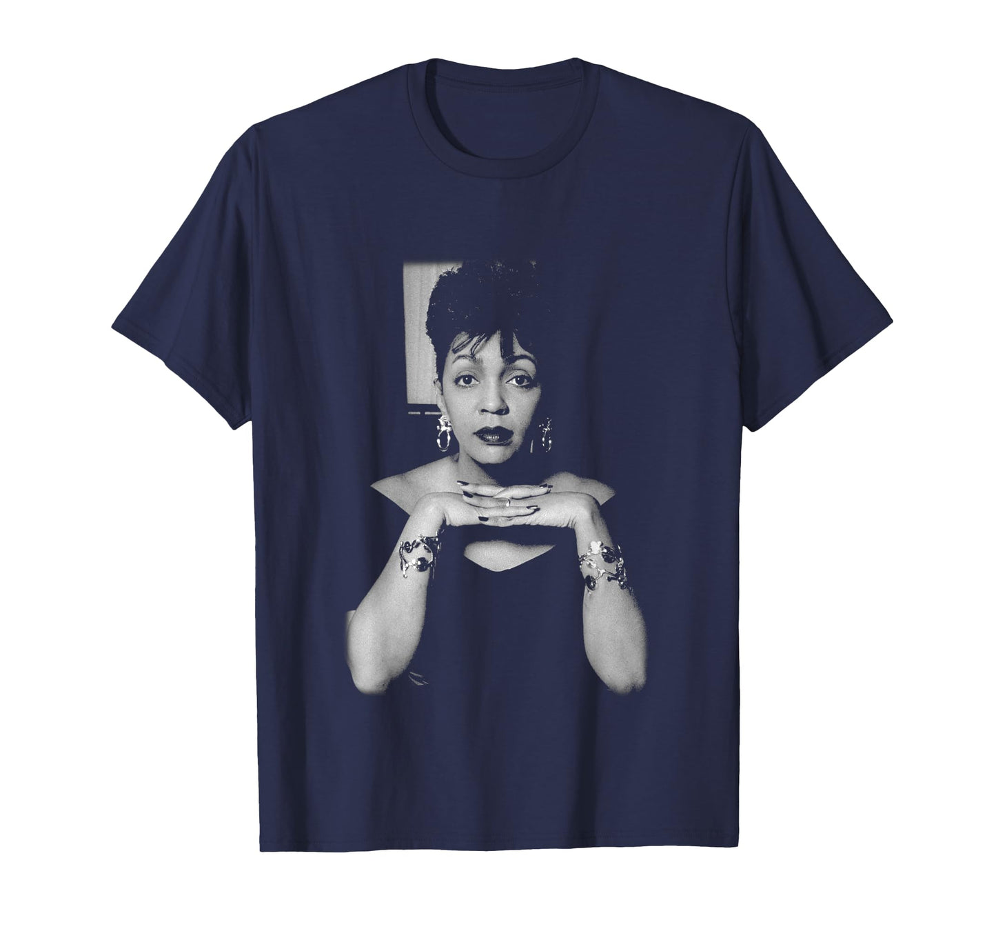 Singer Anita Baker B&W by Stephen Wright T-Shirt