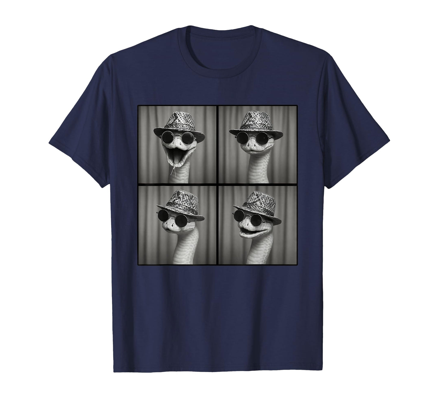 Snake with Sunglasses, Photobooth Snake Selfie, Snake Lover T-Shirt