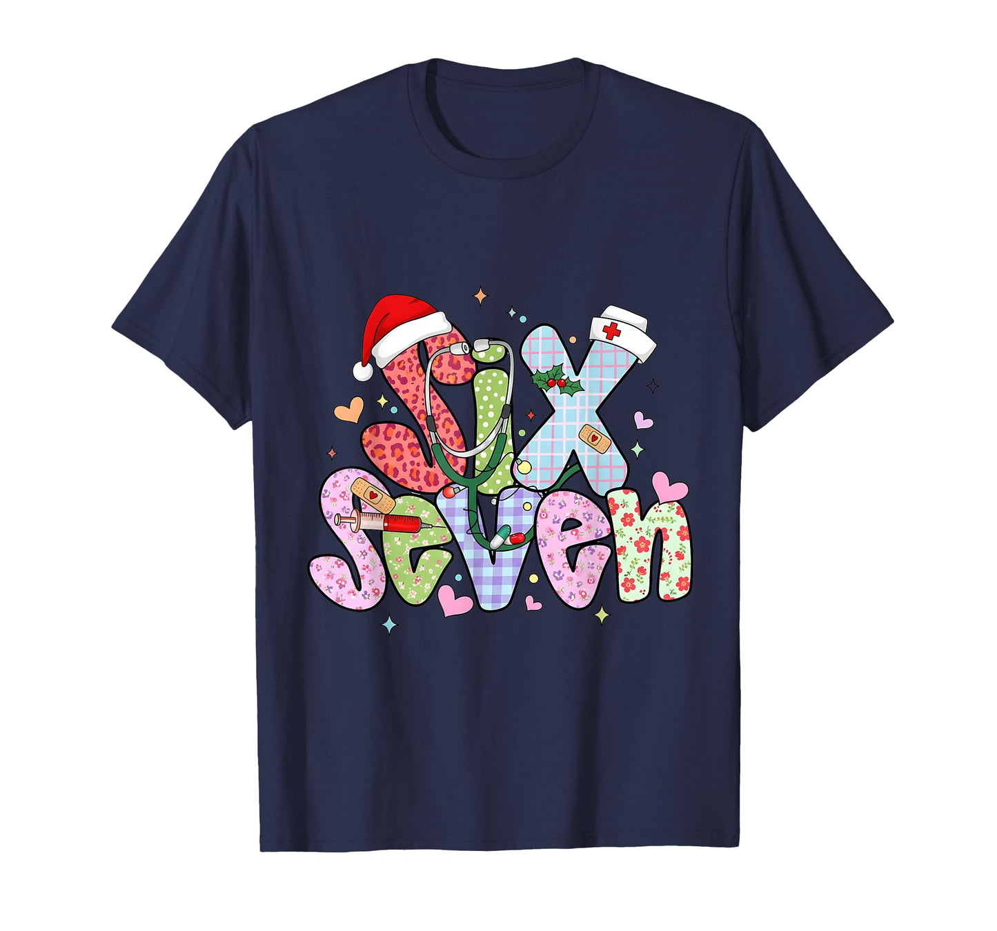 67 Meme six Seven Nurse Christmas Funny Nursing Women Girls T-Shirt