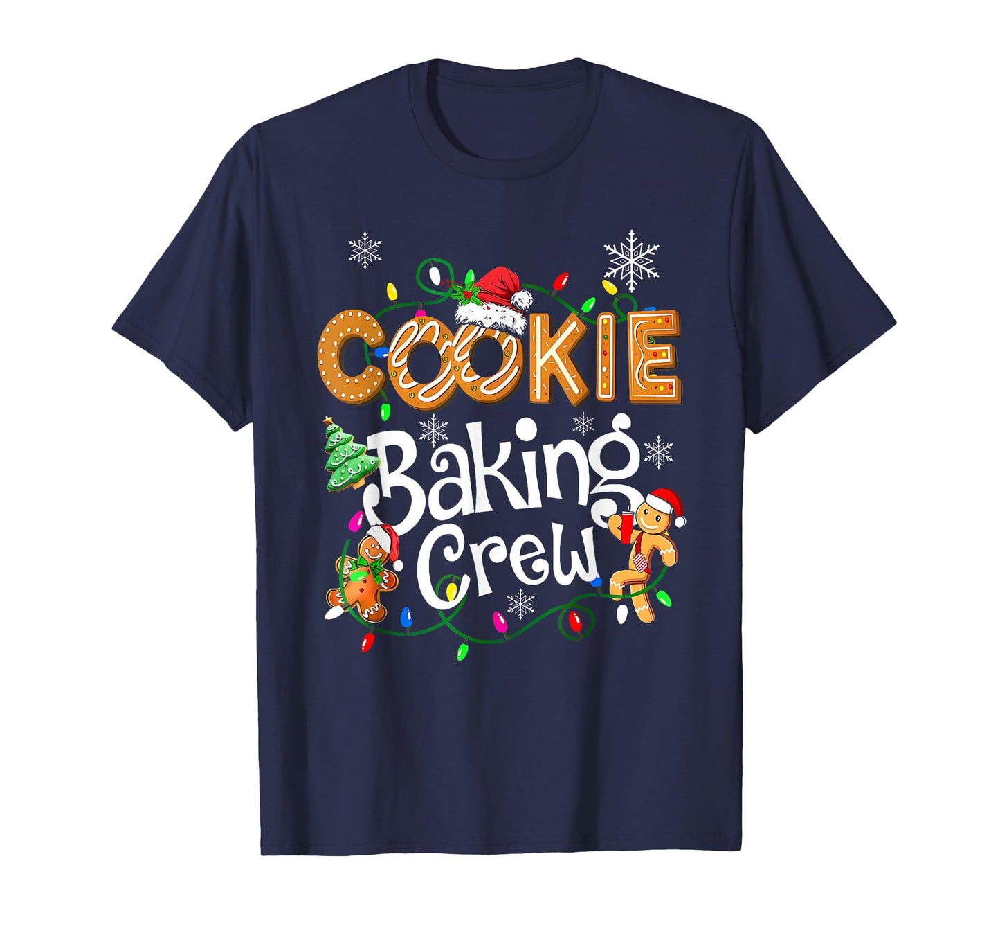 Christmas Cookie Baking Crew Family Baking Team Funny Cookie T-Shirt