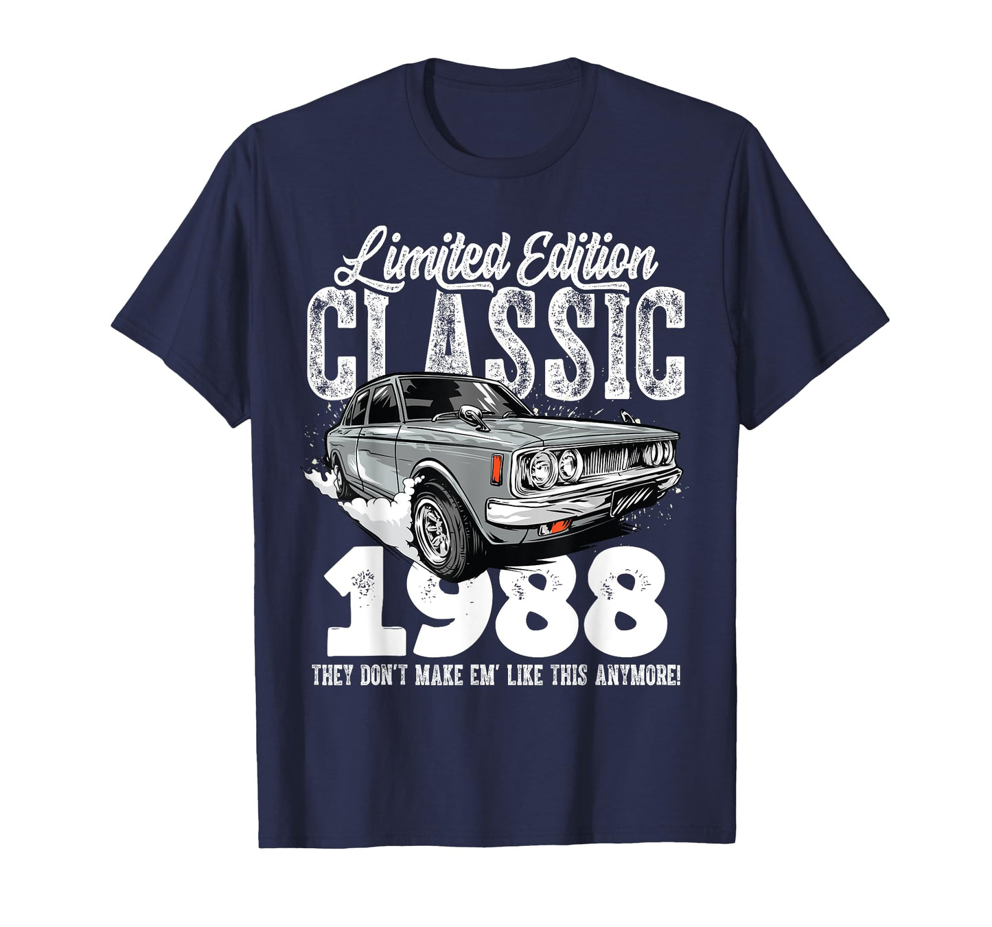 35th birthday Vintage Classic Car 1988 B-day 35 year old T-Shirt